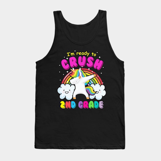 I'm ready to crush 2nd grade dabbing Unicorn 2 Tank Top by opippi